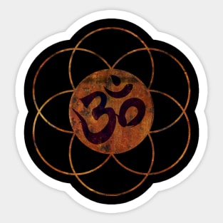 Seed of Life Om Symbol Sticker